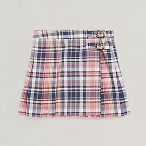 Polo Ralph Lauren Girls Plaid Cotton Madras Skirt